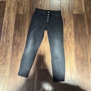 Lucky Brand High rise black skinny Jean